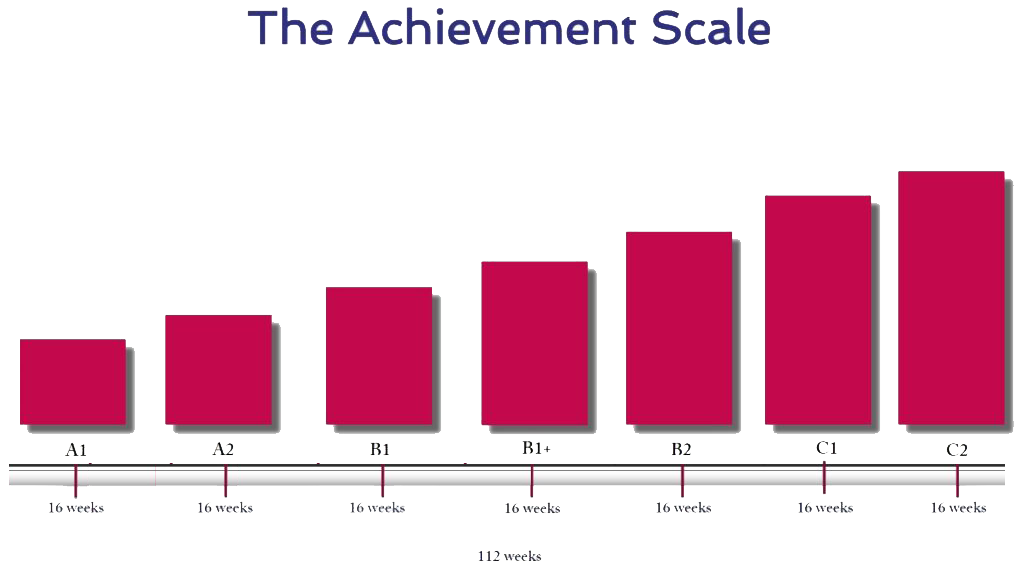 The Archievement scale Semi Intensive